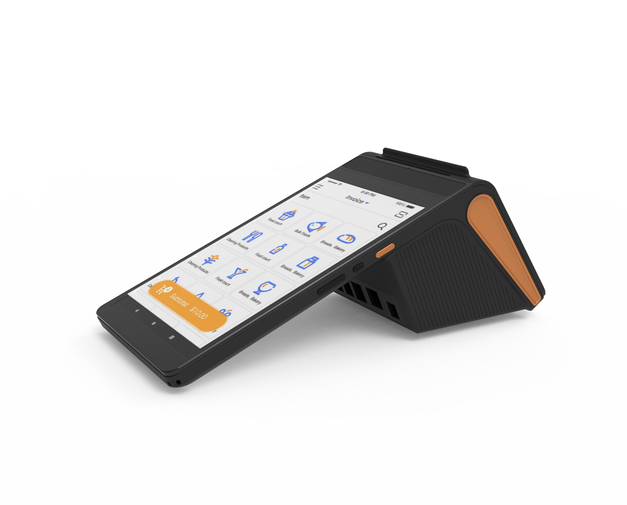 Smart-ONE compact all-in-one Android POS terminal.